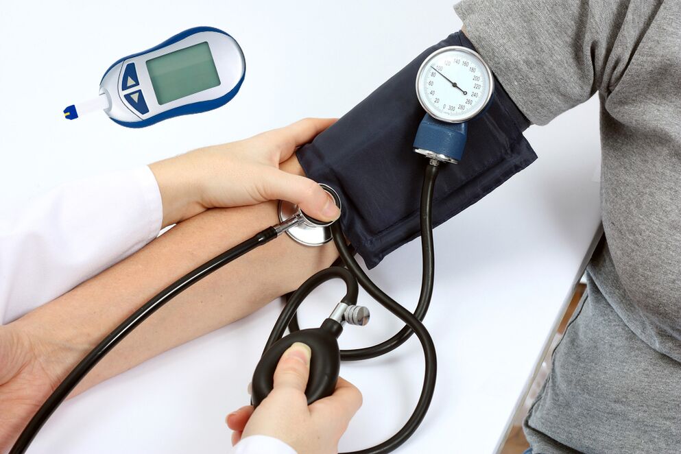 Medición da presión arterial para a presión arterial alta